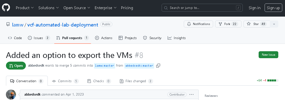 **UPDATE - Export the Nested VCF Lab VMs**