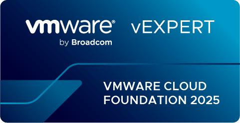 vExpert VCF Badge